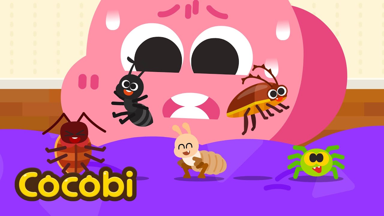 Serangga Melompat di Kasur🐜 | Lagu Anak-anak | Cocobi