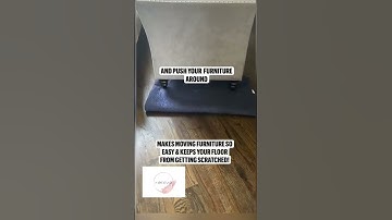 Easy way to move furniture around without scratching the floor #homehacks #moving #furniture #shorts