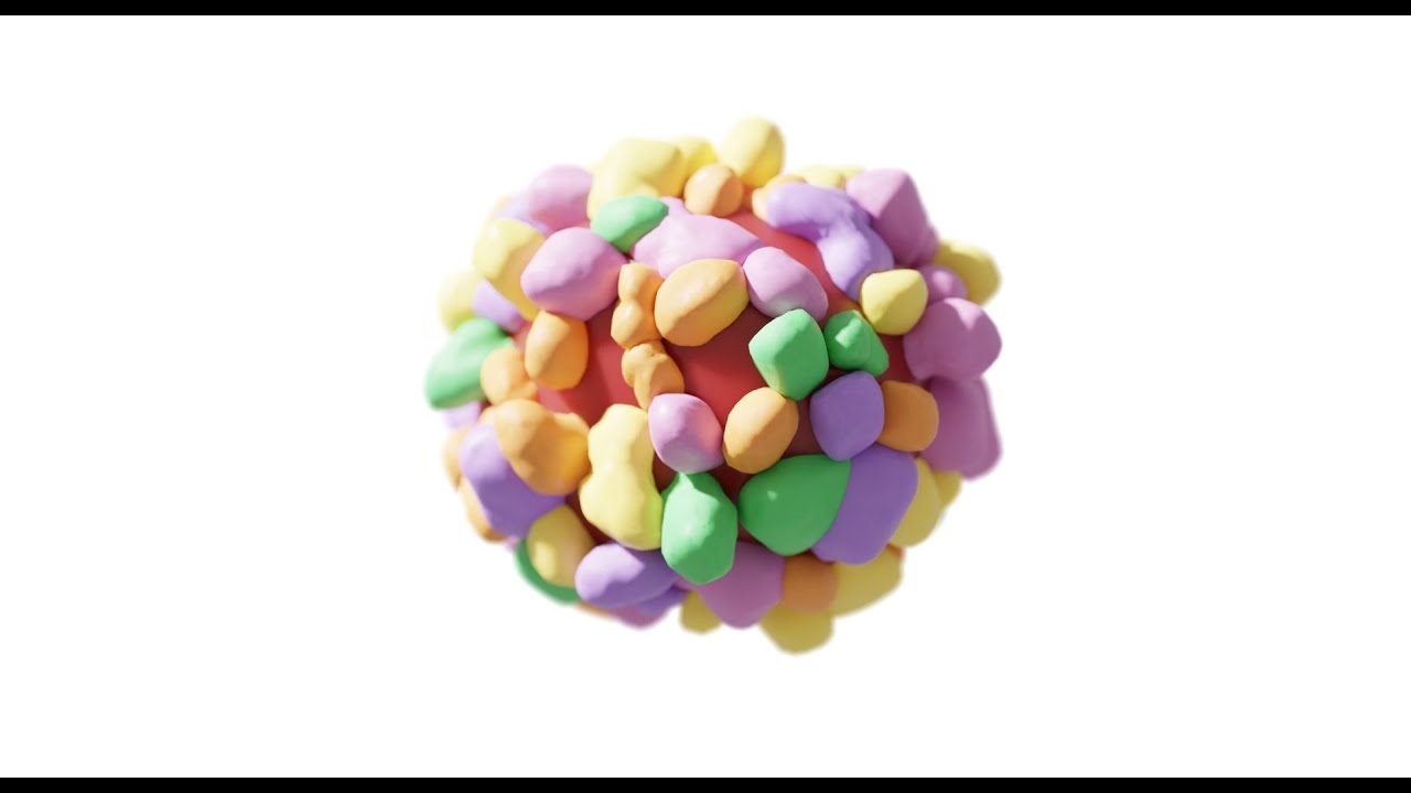 Making a Nerds Gummy Cluster in Blender