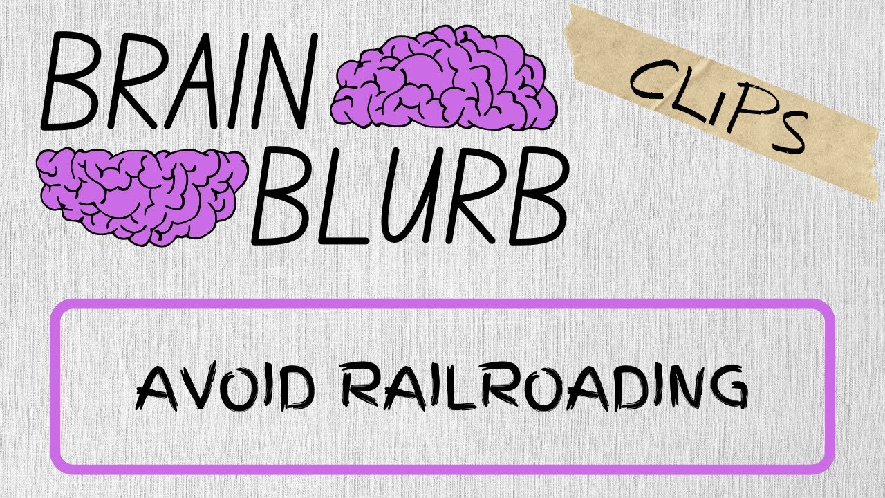 Avoid railroading players | D&D Brain Blurb Clips