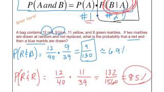 0-6 Multiplying Probabilities