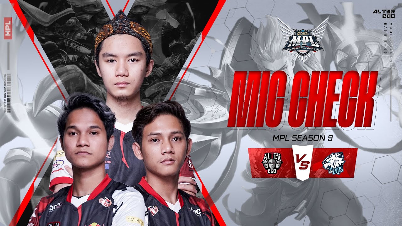 MIC CHECK ALTER EGO VS EVOS | MPL-ID S9 REGULAR SEASON