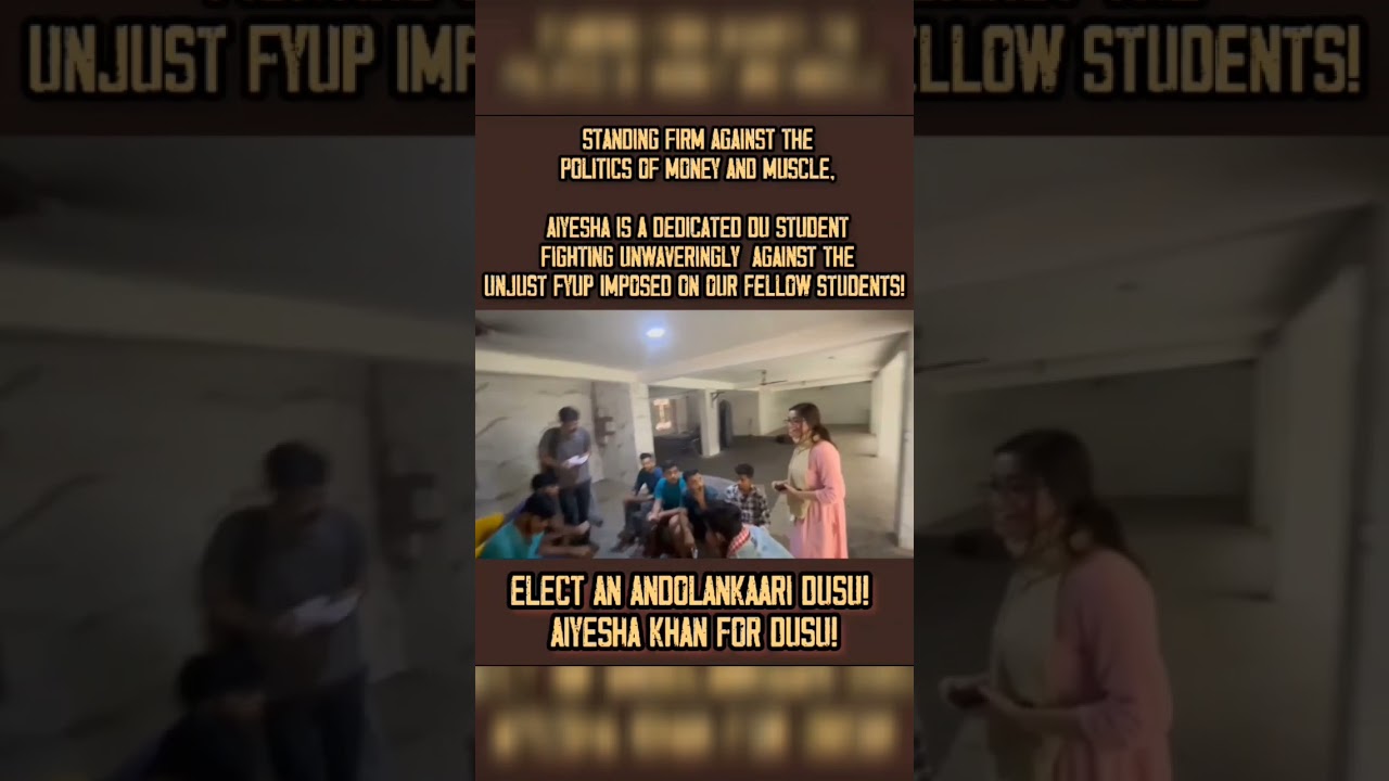 reject the politics of money and muscle 