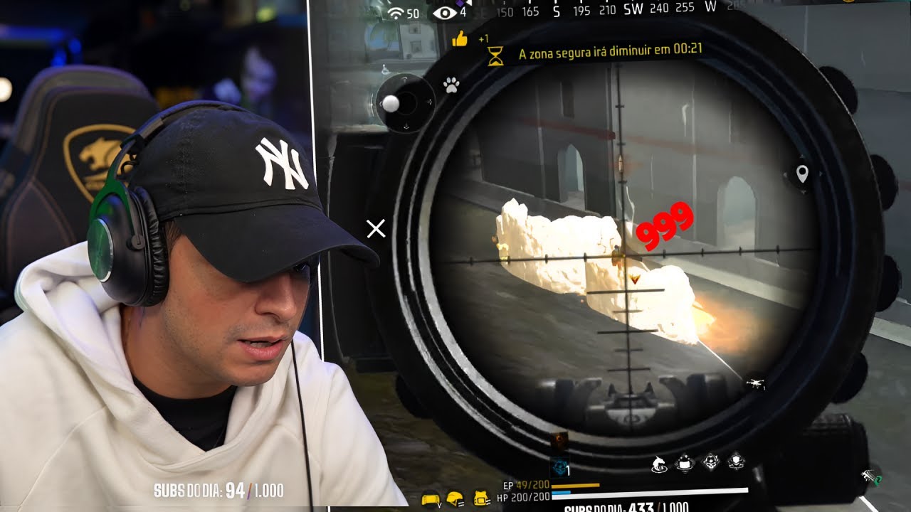 LOUD CORINGA JOGANDO FREE FIRE ft NOBRU,RACHA e FRESCO - YouTube