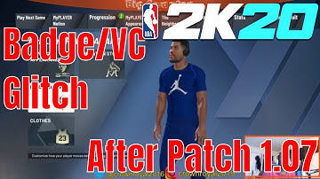 NBA 2k20 Badge And VC Clitch After Patch 1.07