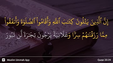 سوره فاطر، آیه ۲۹