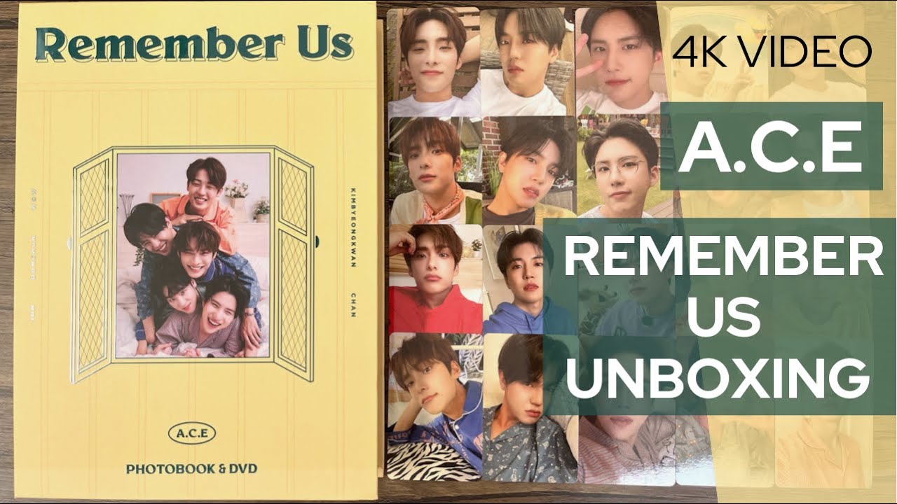 A.C.E Remember Us Photobook & DVD Unboxing