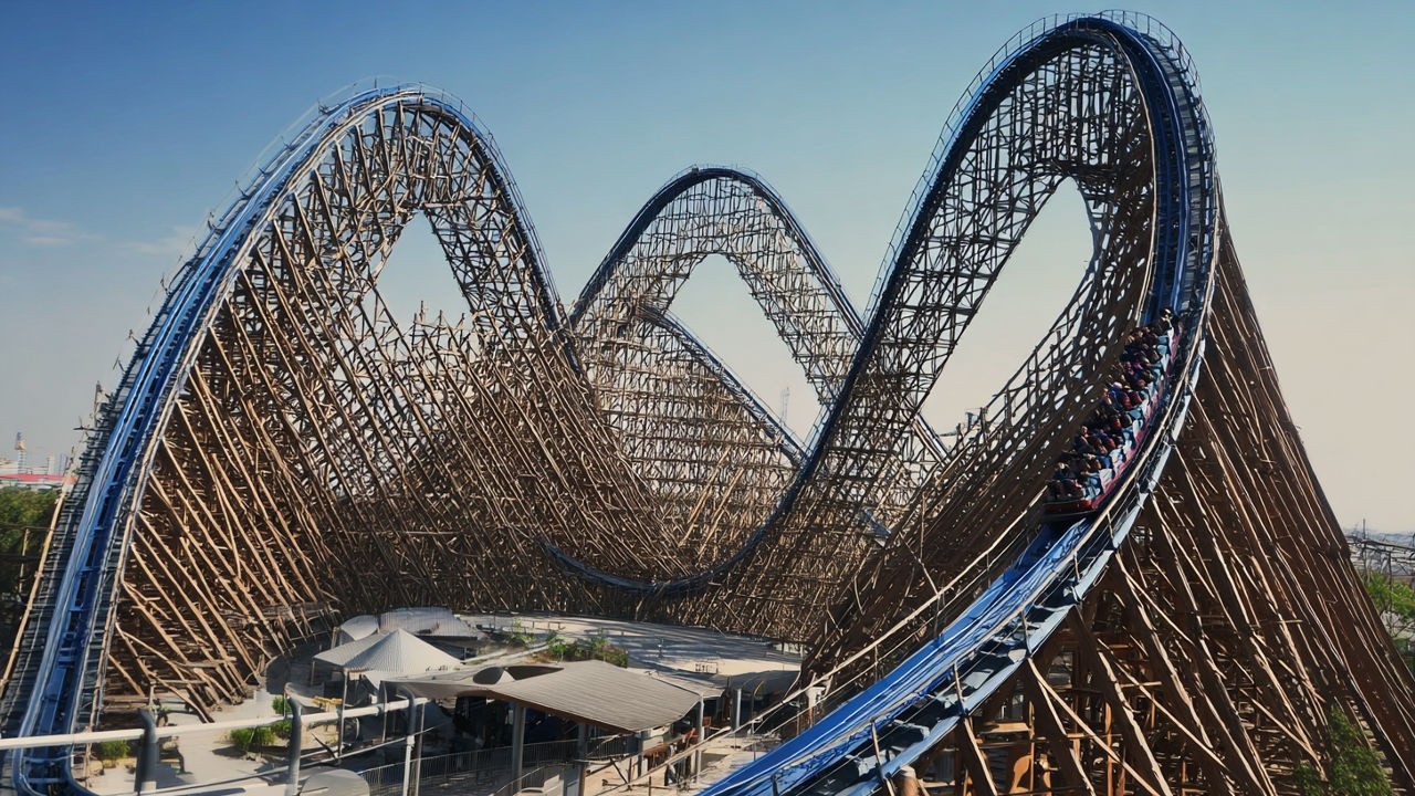 Самые длинные американские горки в мире — ТОП-100