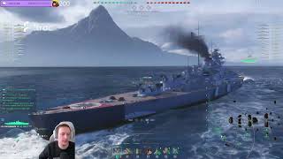 Bismarck '41 - Running it down with manual secondaries