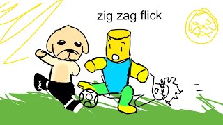 zig zag flick tutorial | super blox soccer