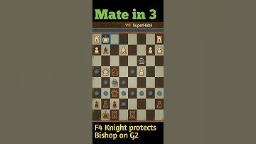 chess problem mate in 3 for black #Shorts