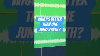 What’s better than one Juno synth? #synthwave #retrowave #synthpop #popmusic #dreamwave