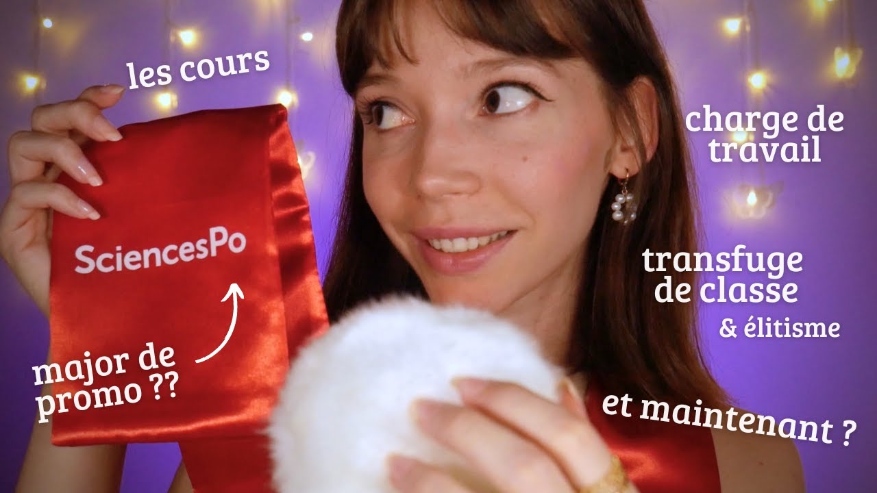 ASMR | DIPLÔMÉE !! Mon expérience à Sciences Po ‍🎓 Moumoute Talk