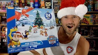 paw patrol advent calendar with 24 collectible plastic figures