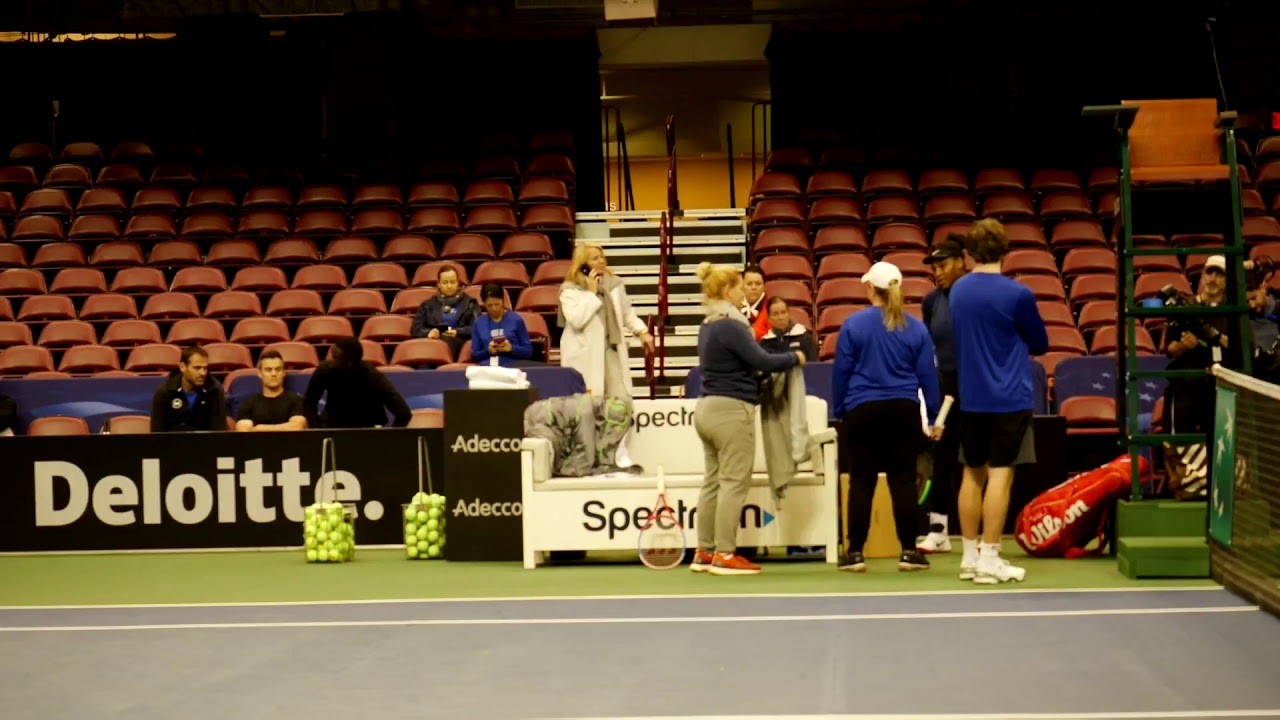 Fed Cup R1 2018: Team USA Tennis Star Serena Williams Practice Session