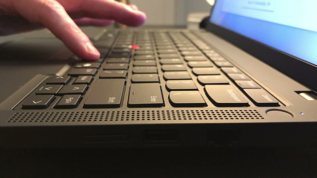 Thinkpad T14 Gen 6 Typing and Trackpad Test