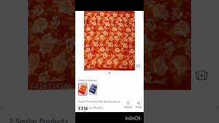Meesho saree converted into dress idea 👗#subscribe #please