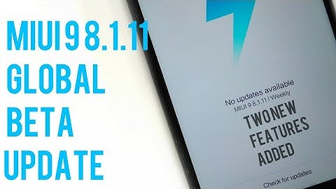 MIUI 9 8.1.11 Global Beta ROM  Update Review!Floating Notification & Speed Dail!