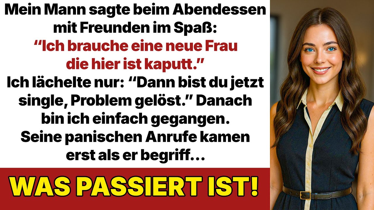 Beim Essen spottete er: 