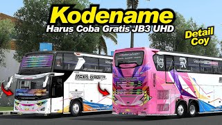 You Must Try It Free❗Kodename JB3 UHD 🤩 Review Acc JB3 UHD BUSSID V4.2