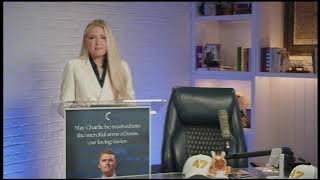 Erika Kirk, wife of Charlie Kirk speaks