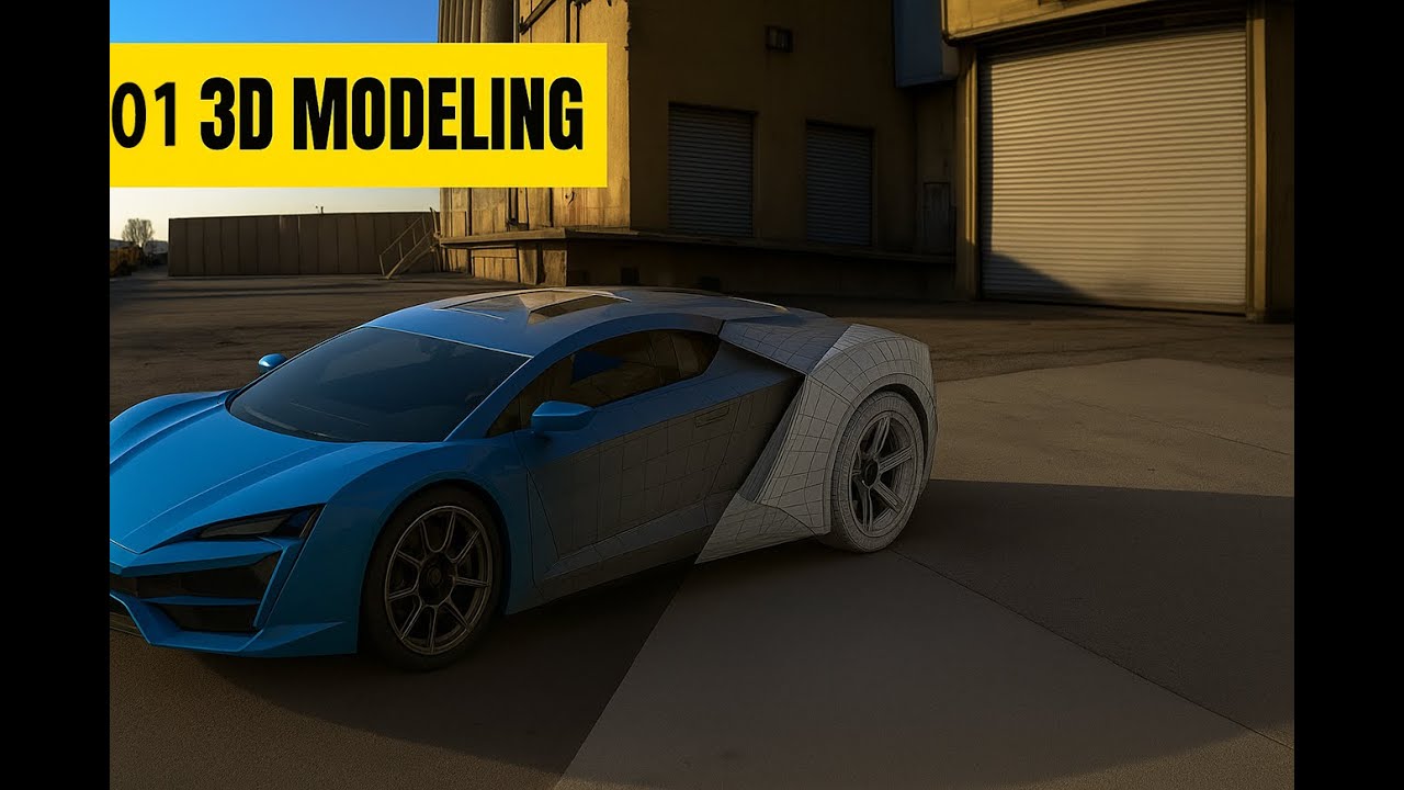 01 Lykan Hypersport 3D Modeling in Maya – Fast & Furious 7 Tribute