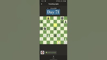 Day 71 - Daily Chess puzzle @chess #shorts #youtubeshorts