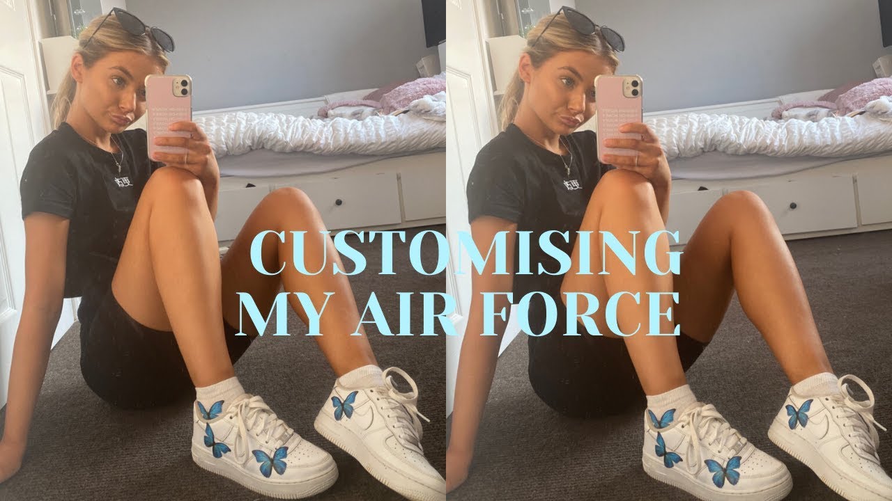 CUSTOM AIR FORCE 1 TUTORIAL | BUTTERFLY EFFECT