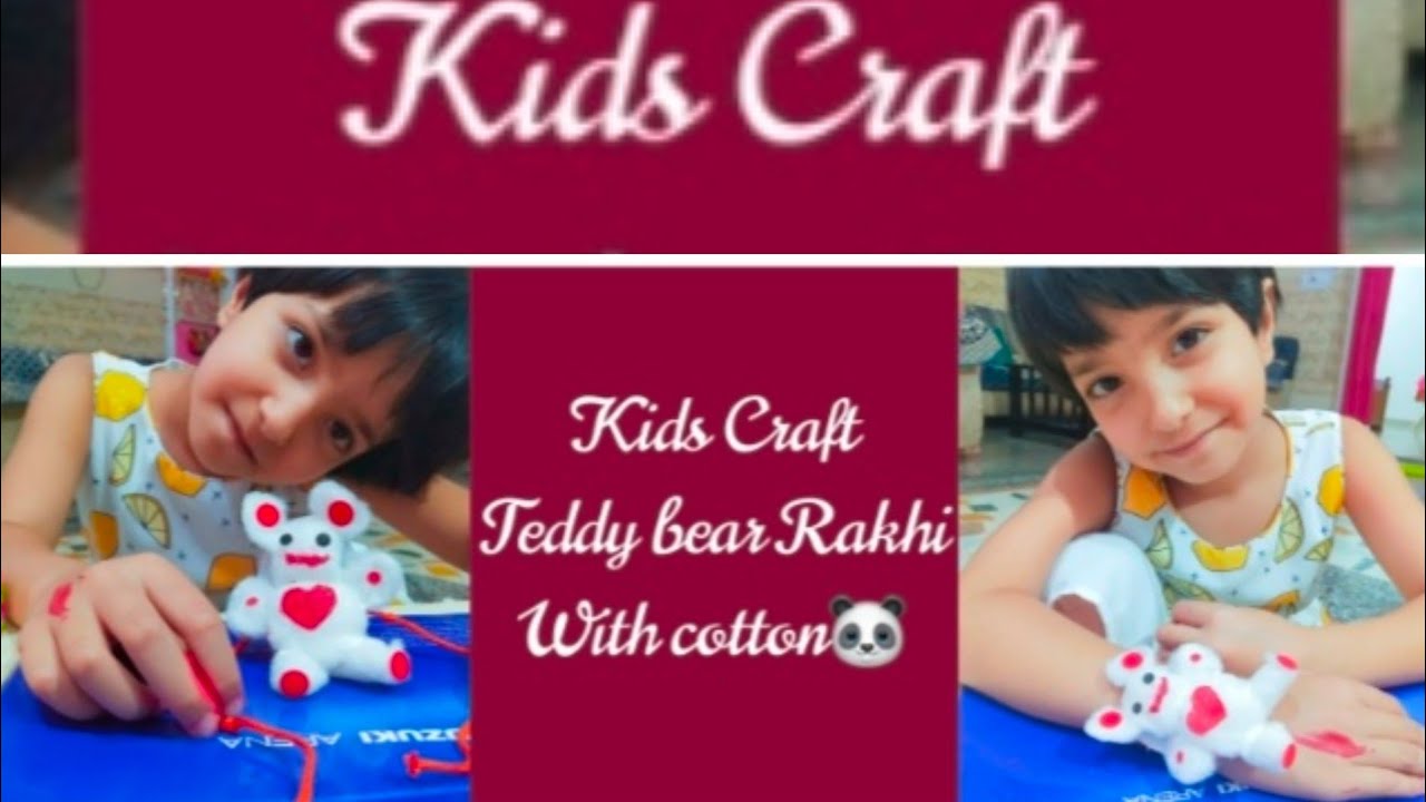 teddy bear rakhi making