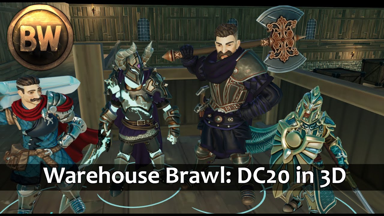 Dc20 Armor Reworked Warehouse Brawl: FoundryVTT DC20 Combat Session in 3D - YouTube