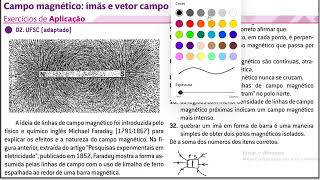 Exercícios de Campo Magnético: Imãs e Vetor Campo Magnético