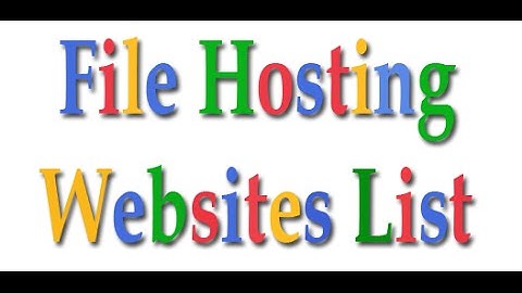 Top 10 File Sharing Sites   File Hosting Server