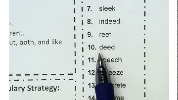 Unit 1 Week 3 Spelling Words