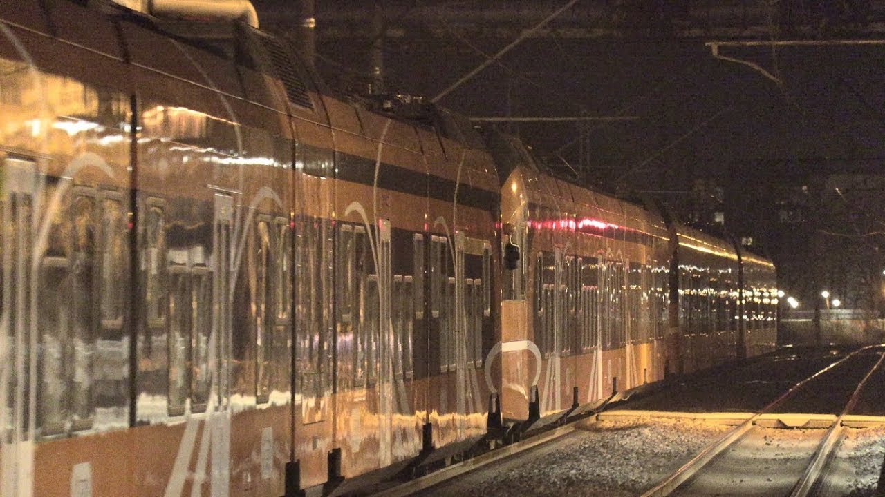 16 вагонов Штадлеского поезда 1 / 16 cars of Stadler train 1