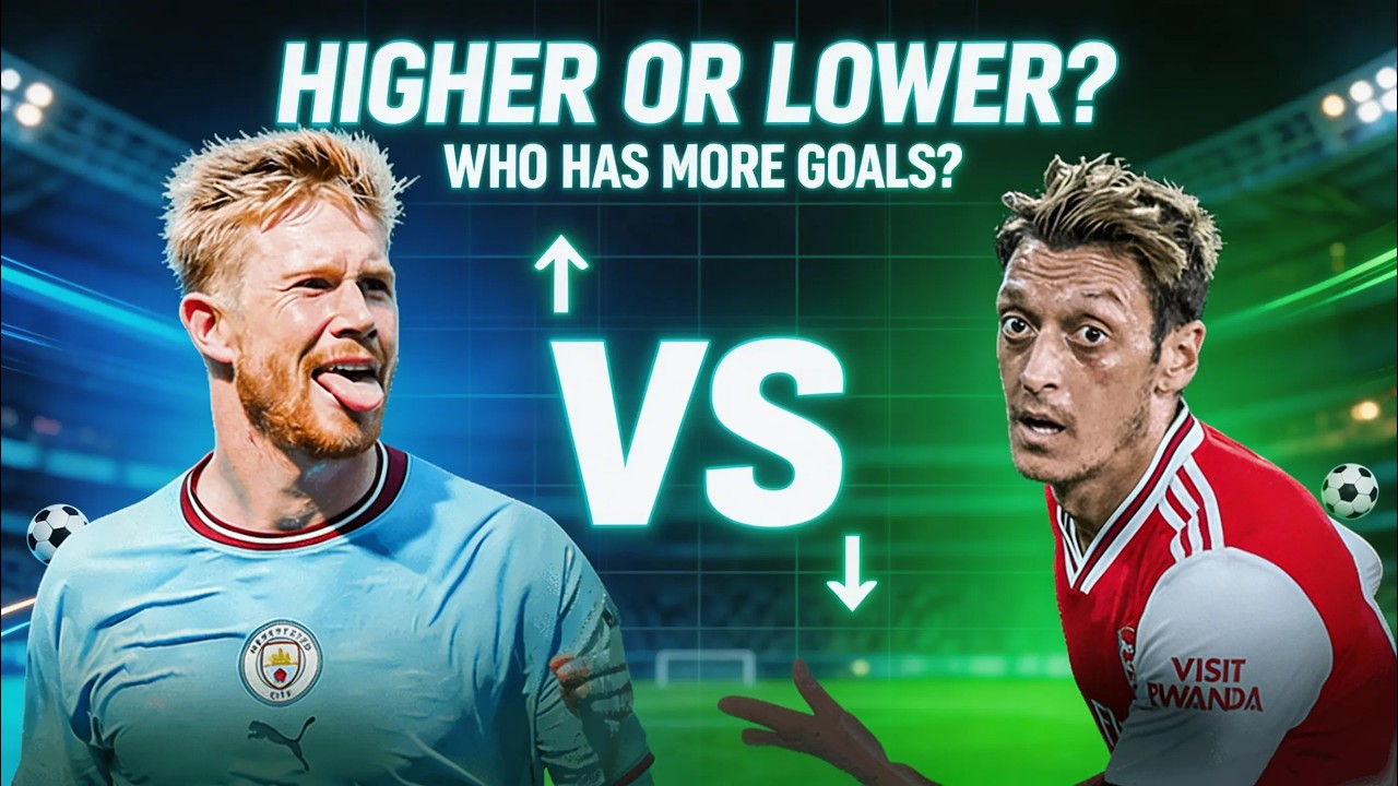 Only 1% of Football Fans Get 10/10 ⚽ LIVE Higher or Lower Quiz