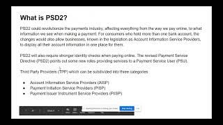 Open Banking + PSD2