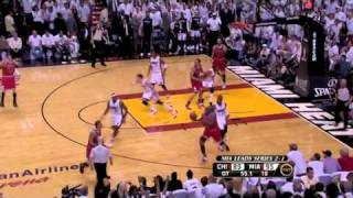 Dwyane Wade - Flash With the Block (Heat vs Bulls Eastern Conference finals 2011)