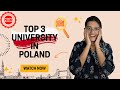 Best Colleges in Poland to Study Abroad in 2025 | Top 3 Picks with Fees , Courses &amp; Admission Info