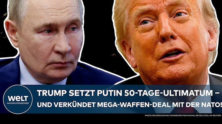 UKRAINE-KRIEG: Donald Trump setzt Putin 50-Tage-Ultimatum – und verkündet Waffen-Deal mit der Nato!