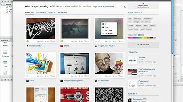 Axure Tutorial - Totalwireframe - Chapter 1.3 Dribbble.com