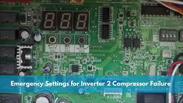 Emergency Settings for Inverter 2 Compressor Failure VRV IV Single System.