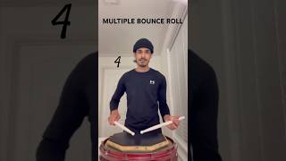 Rudiment 4 of 40. MULTIPLE BOUNCE ROLL (AKA the BUZZ ROLL)