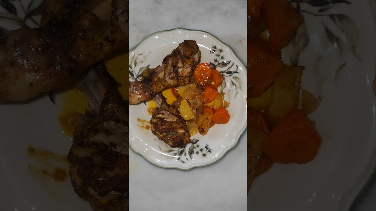 Fırın tavuk baget / Baked chicken drumstick #shorts #delicious #yemektarifleri