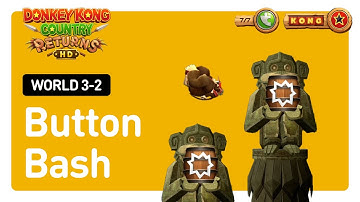 🌴 Donkey Kong Country Returns HD - Level 3-2 100% Walkthrough | All Puzzle Pieces & KONG Letters