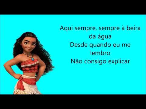 Capa de Moana - Saber o quem eu sou - em português ( Letra )