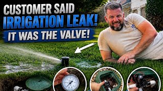 Irrigation Leak or Bad Valve? How To Find and Fix Irrigation Valve!