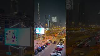 Beautiful night view sheikh zayed road. Dubai city, UAEfollow for more. Likes, comments and share.