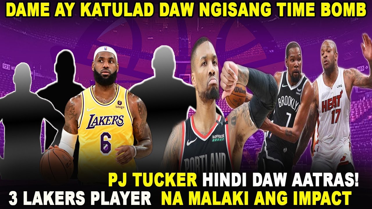 3 LAKERS PLAYER NA MALAKI ANG IMPACT SA PANALO! DAME ISA DAW TIME BOMB PJ TUCKER GURDING  DURANT