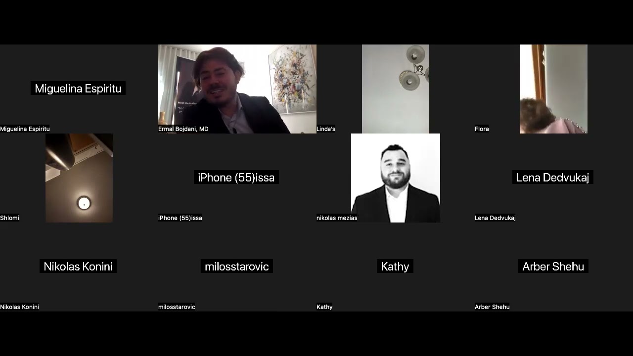 Dr. Ermal Bojdani's Book Tour "Virtual Q&A With Readers" Event, 2/14/24