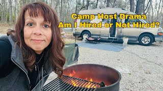Vanlife Living Solo Female 50 + | Campground Host Drama | Am I Hired Or Not Hired? | Ep. 82